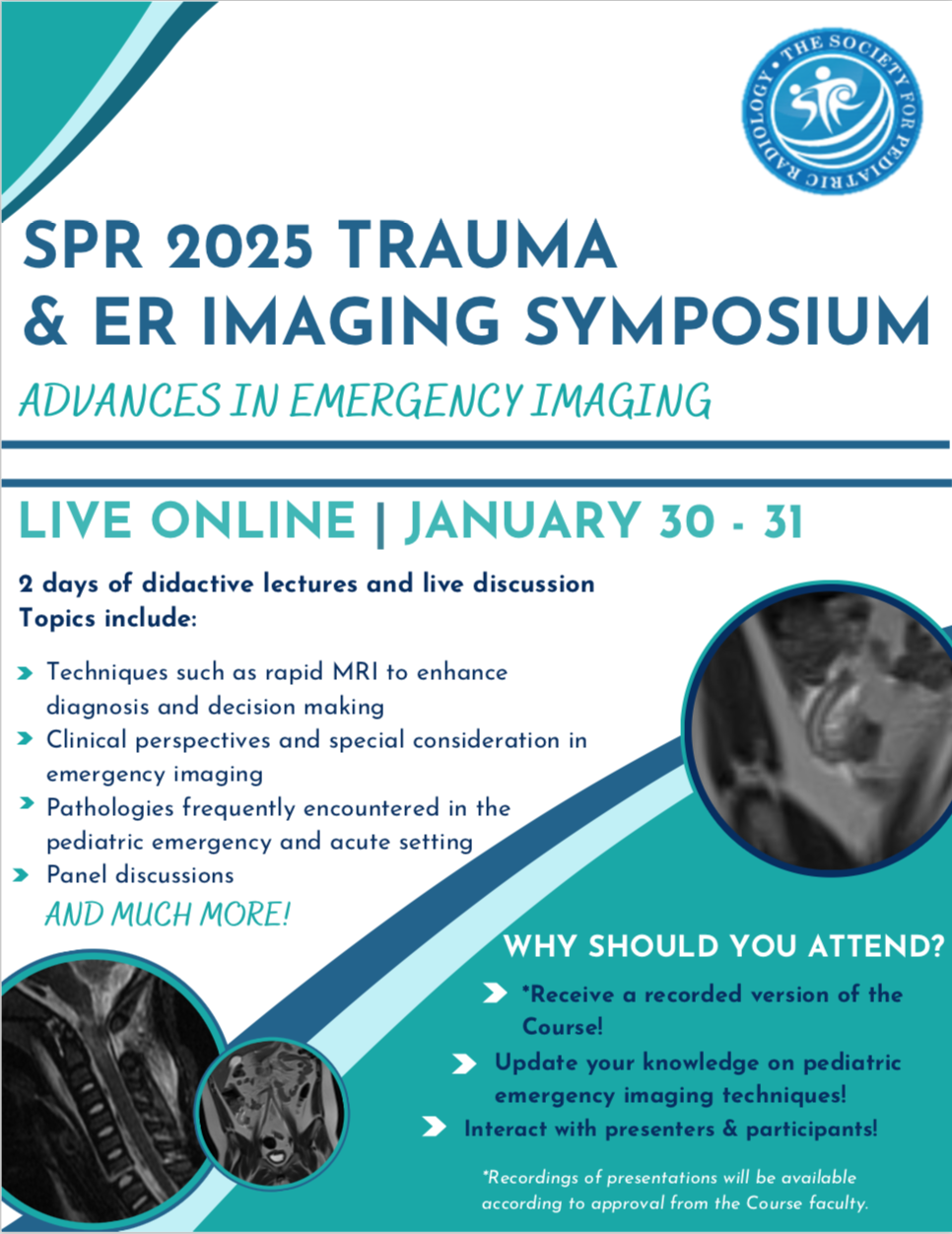 SPR 2025 Trauma & ER Imaging Symposium